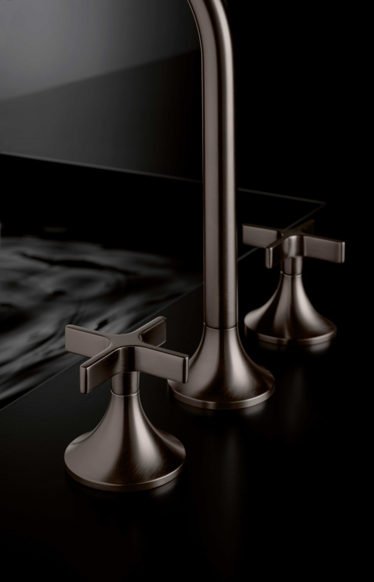 West One Bathrooms Inspiration Dornbracht Vaia Platinum Dark4