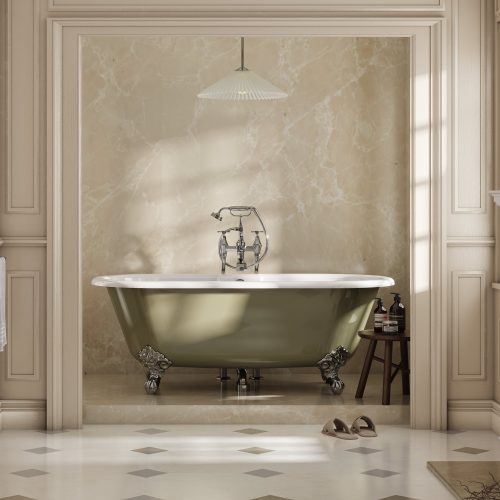 West One Bathrooms  Cheshire RAL7002 Olive Grey VB RAD 51 NO Radford 51 Quarrycast white