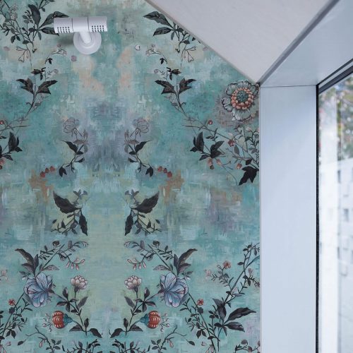 Dame Violee Waterproof Wallpaper via West One Bathrooms