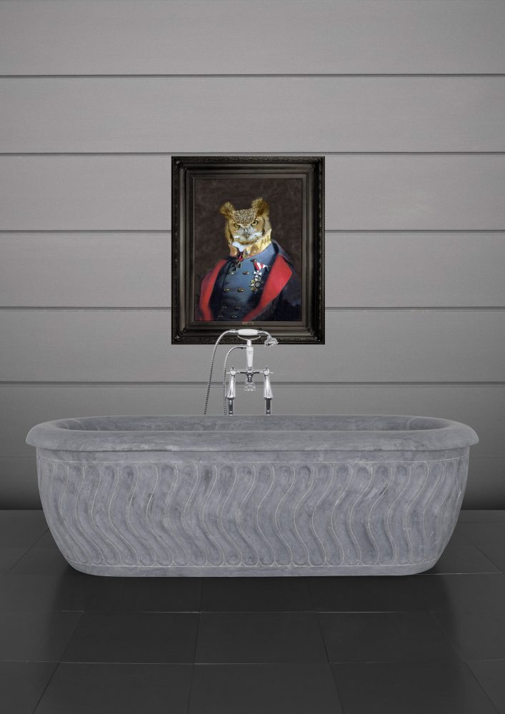 Tivoli Bath Honed Black