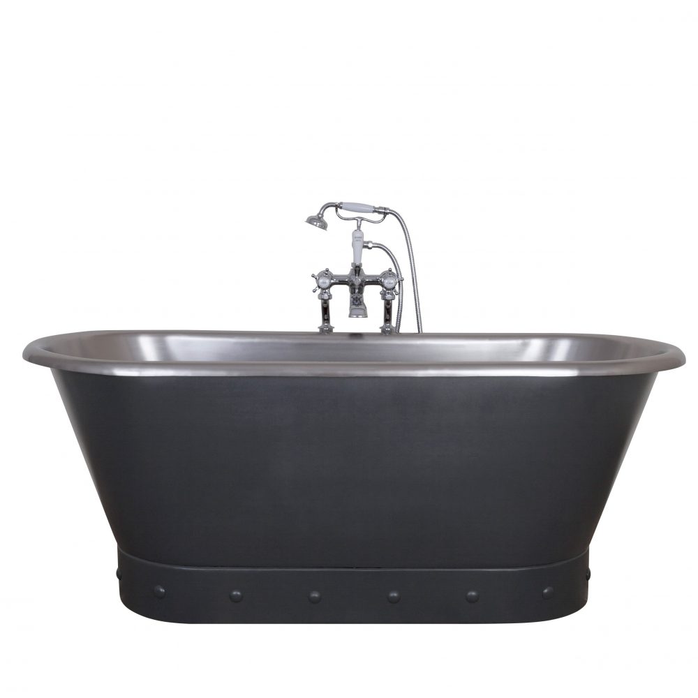 Torino Bath in Charcoal