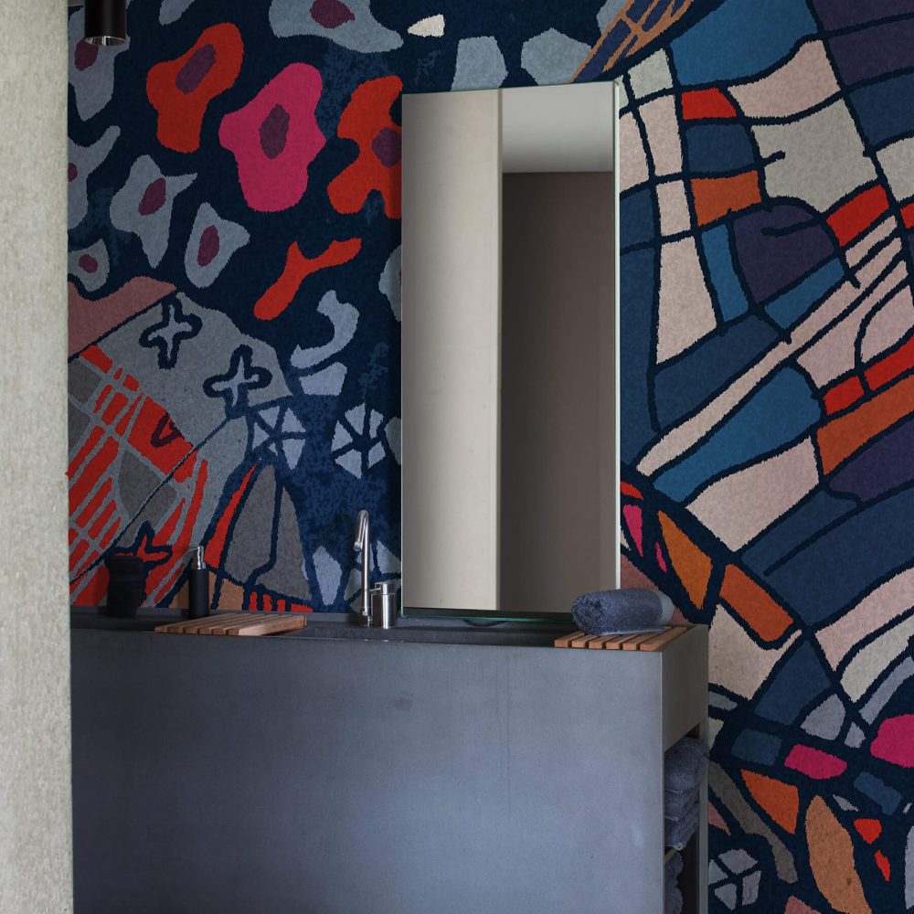 Verano Waterproof wallpaper vis west one bathrooms