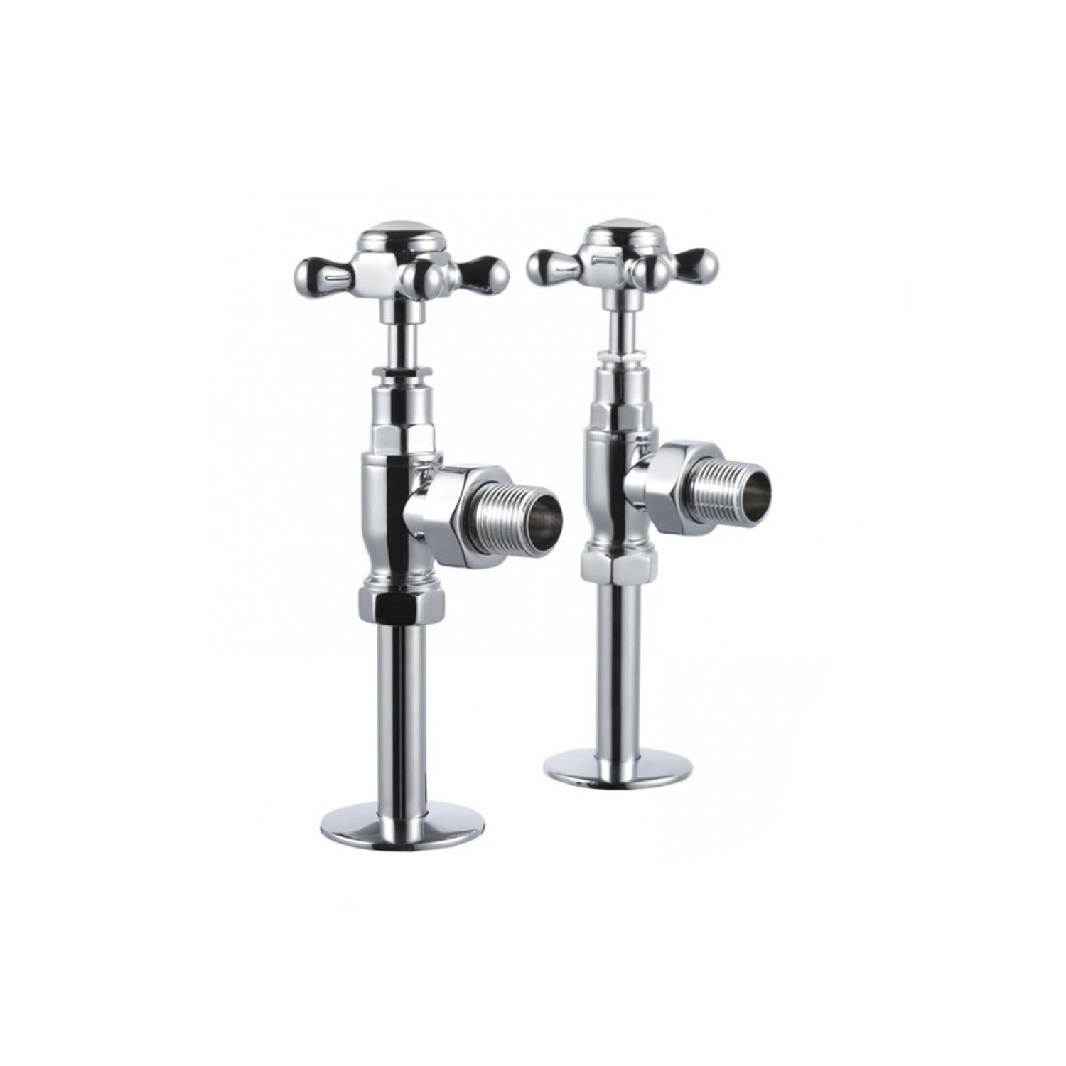 Angled radiator valve via West One Bathrooms