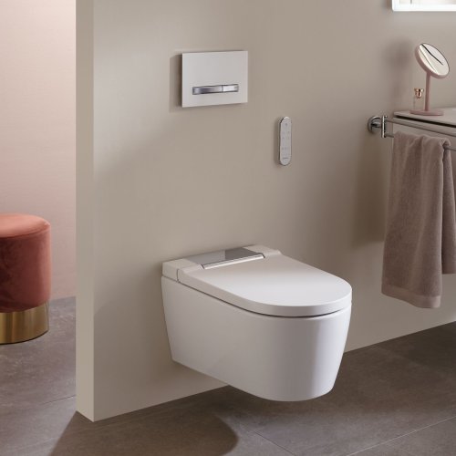 West One Bathrooms – AquaClean Sela chrome cover plate