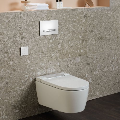 West One Bathrooms – AquaClean Sela white cover plate