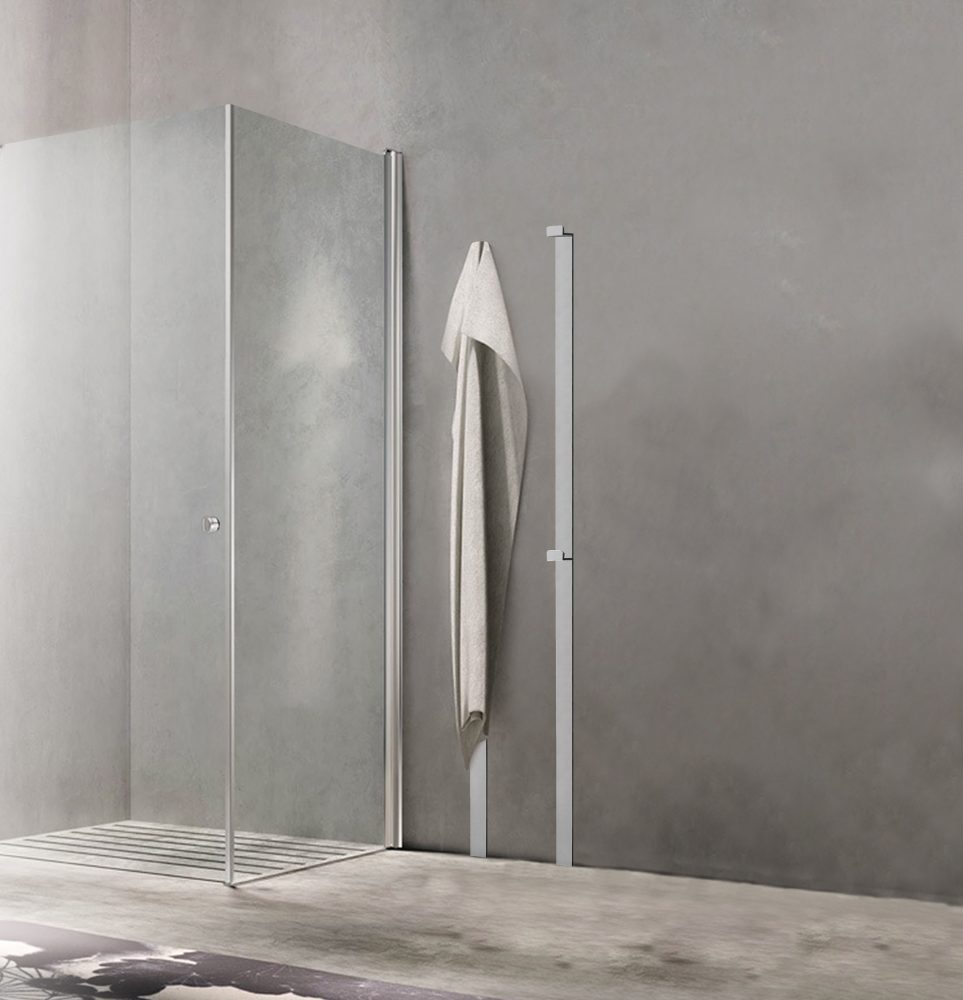 Minimal Towel Warmer via West one Bathrooms