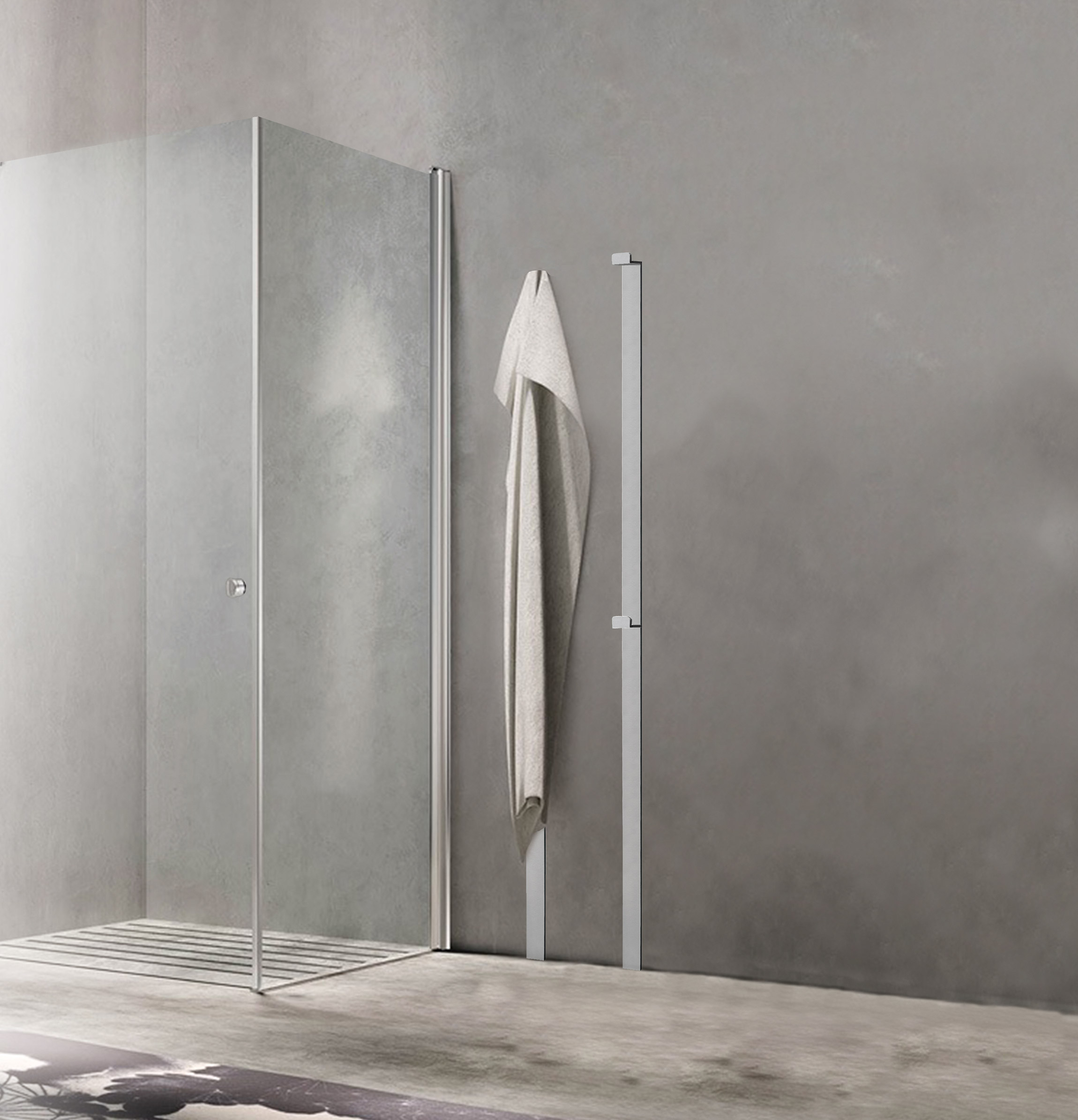 Minimal Towel Warmer via West one Bathrooms
