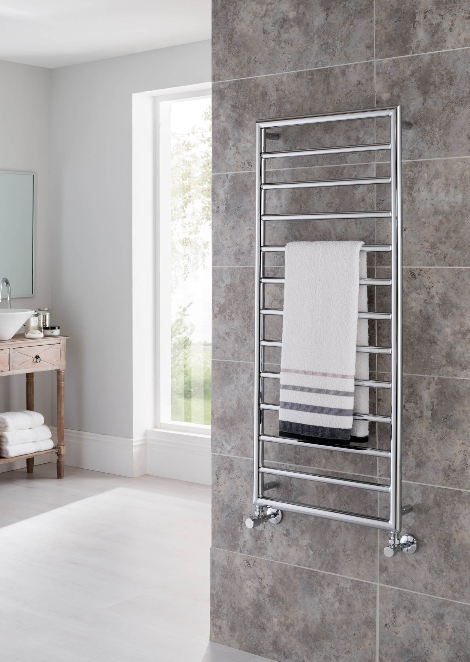 Smooth Towel Warmer via West One Bathrooms