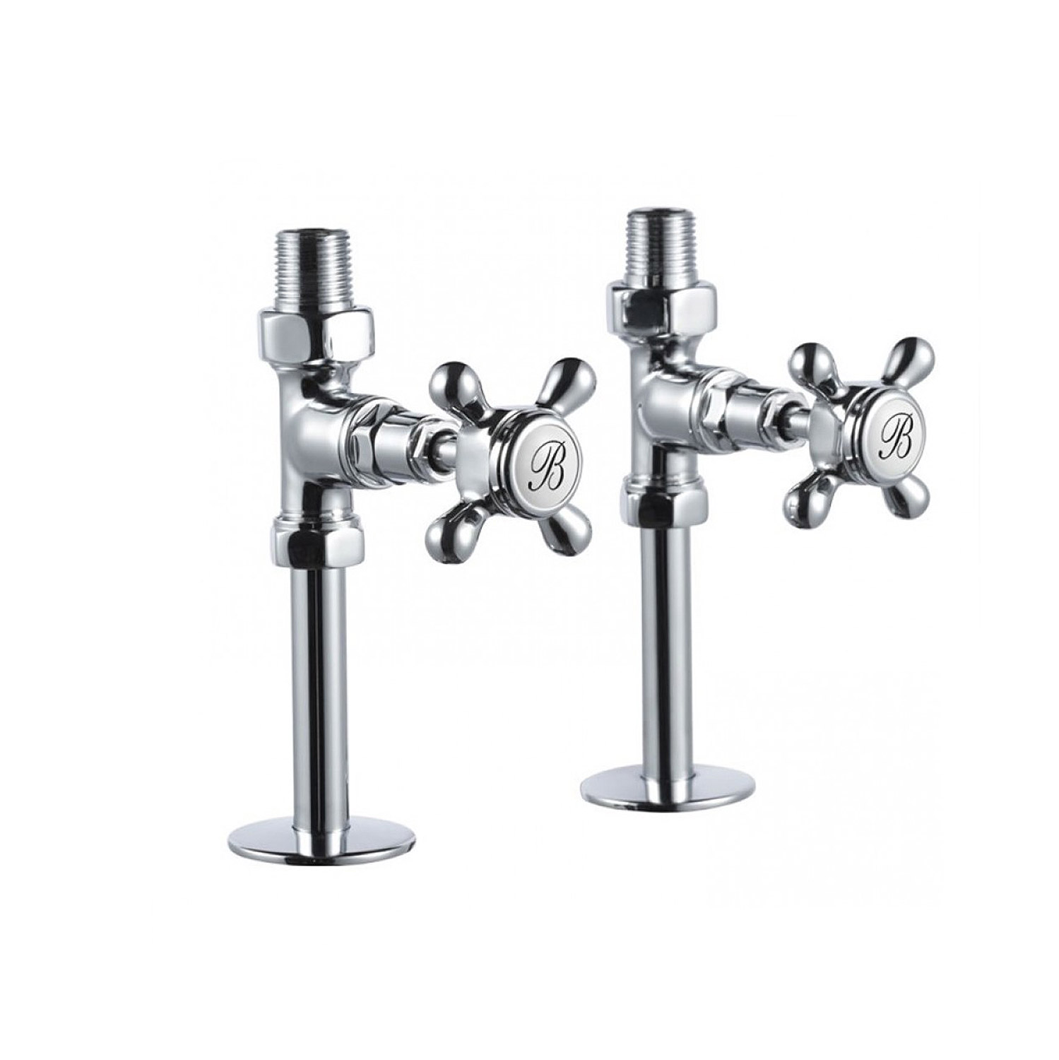 Straight radiator valve for towel warmers Valves West One Bathrooms