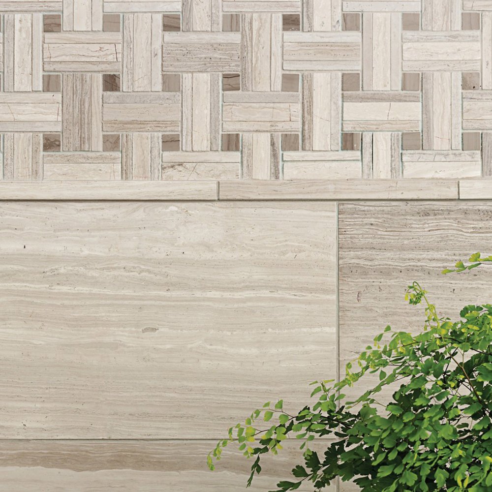 Silver Cream by Ann Sacks via West One Bathrooms