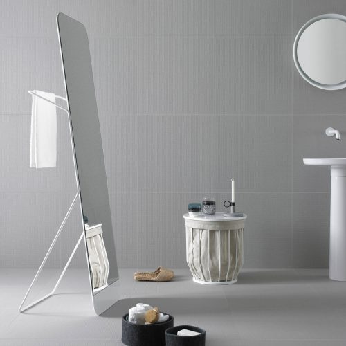West One Bathrooms Bowl Free Standing Mirror 03