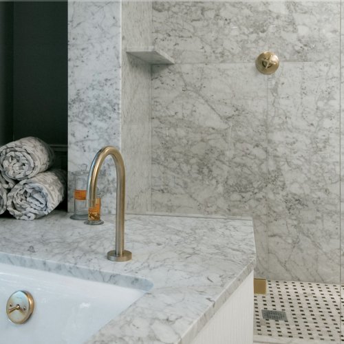 Carrara Tiles by Ann Sacks via West One Bathrooms