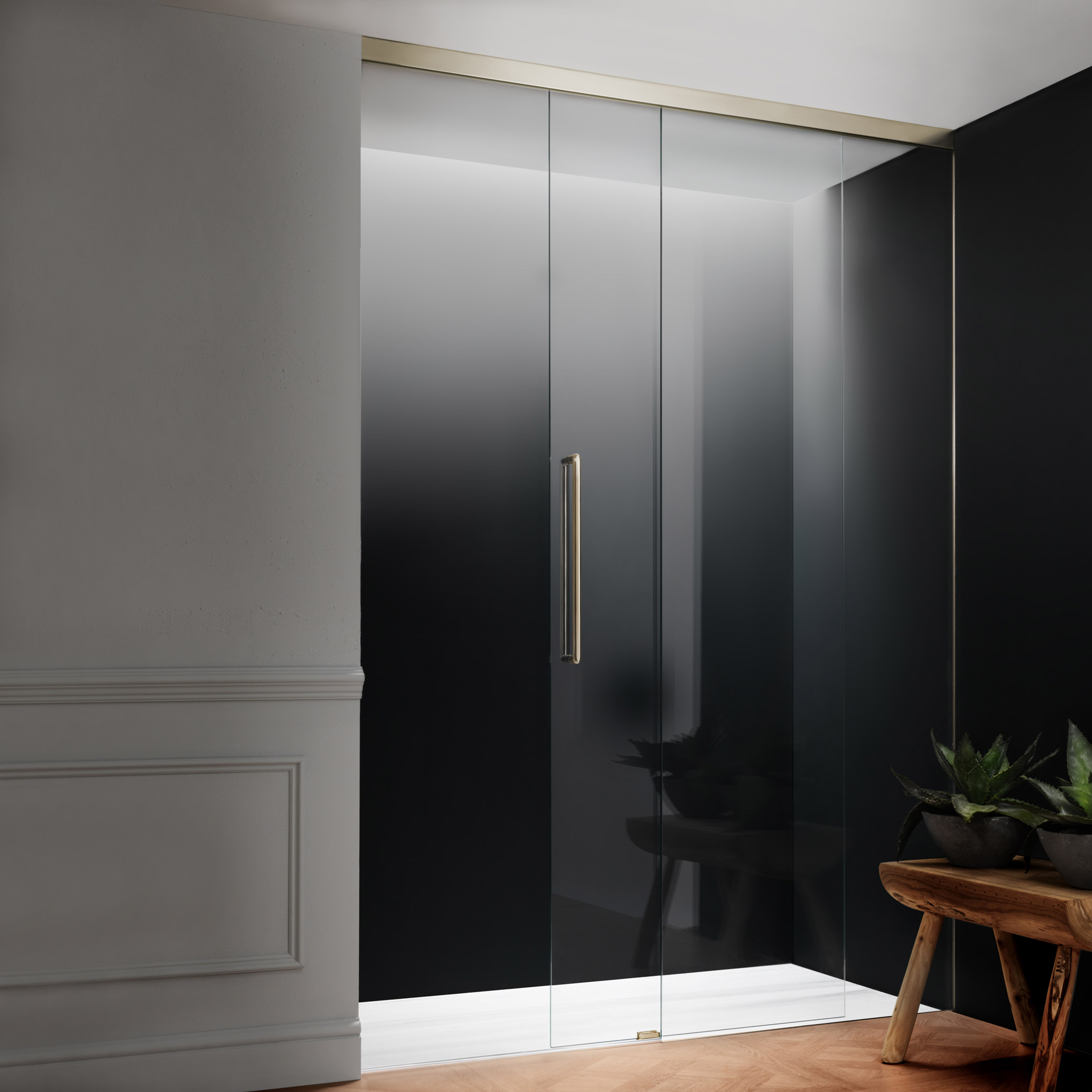 Frameless Harmony via West One Bathrooms