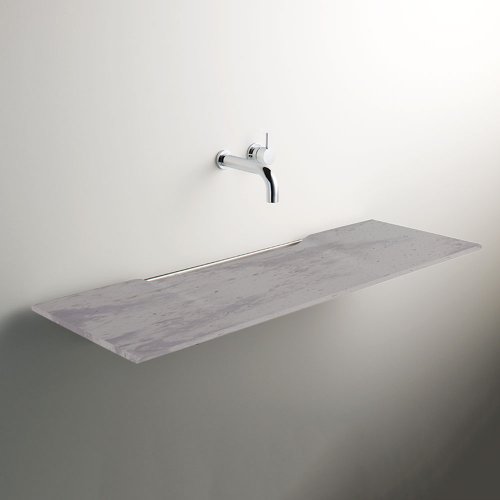 West One Bathrooms – Linea Single Washplane Solid Surface DAWN