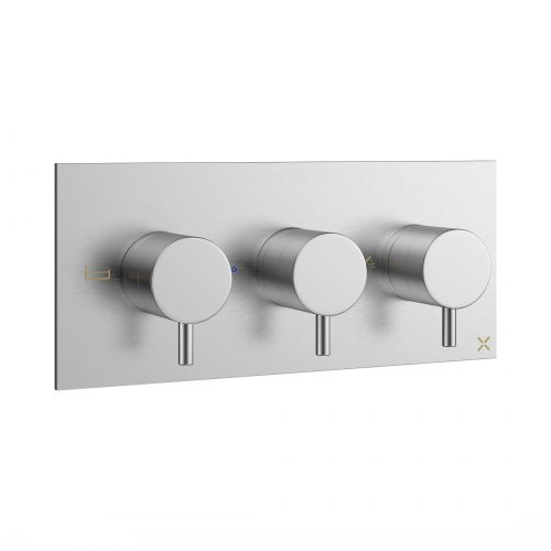 West One Bathrooms Mike Pro Thermostatic bath shower valve cut out