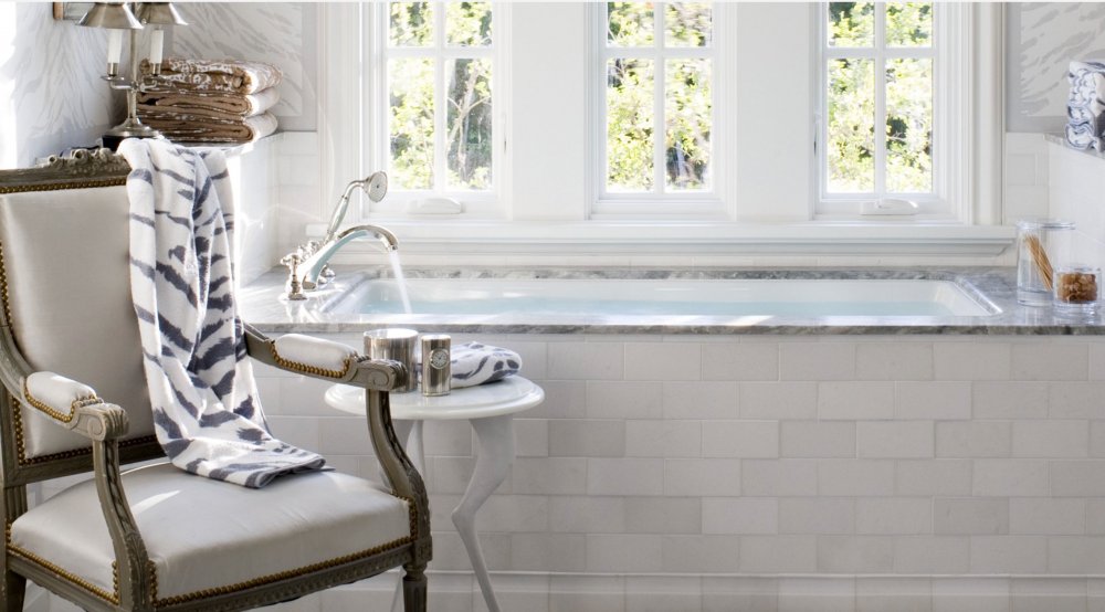 White Thassos by Ann Sacks, via West One Bathrooms