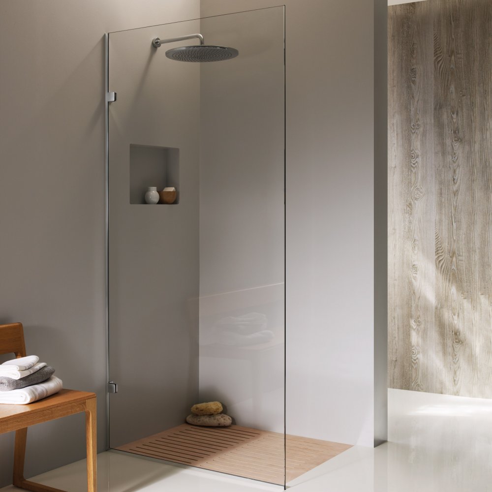 Frameless Monaco - Fixed Shower Panel