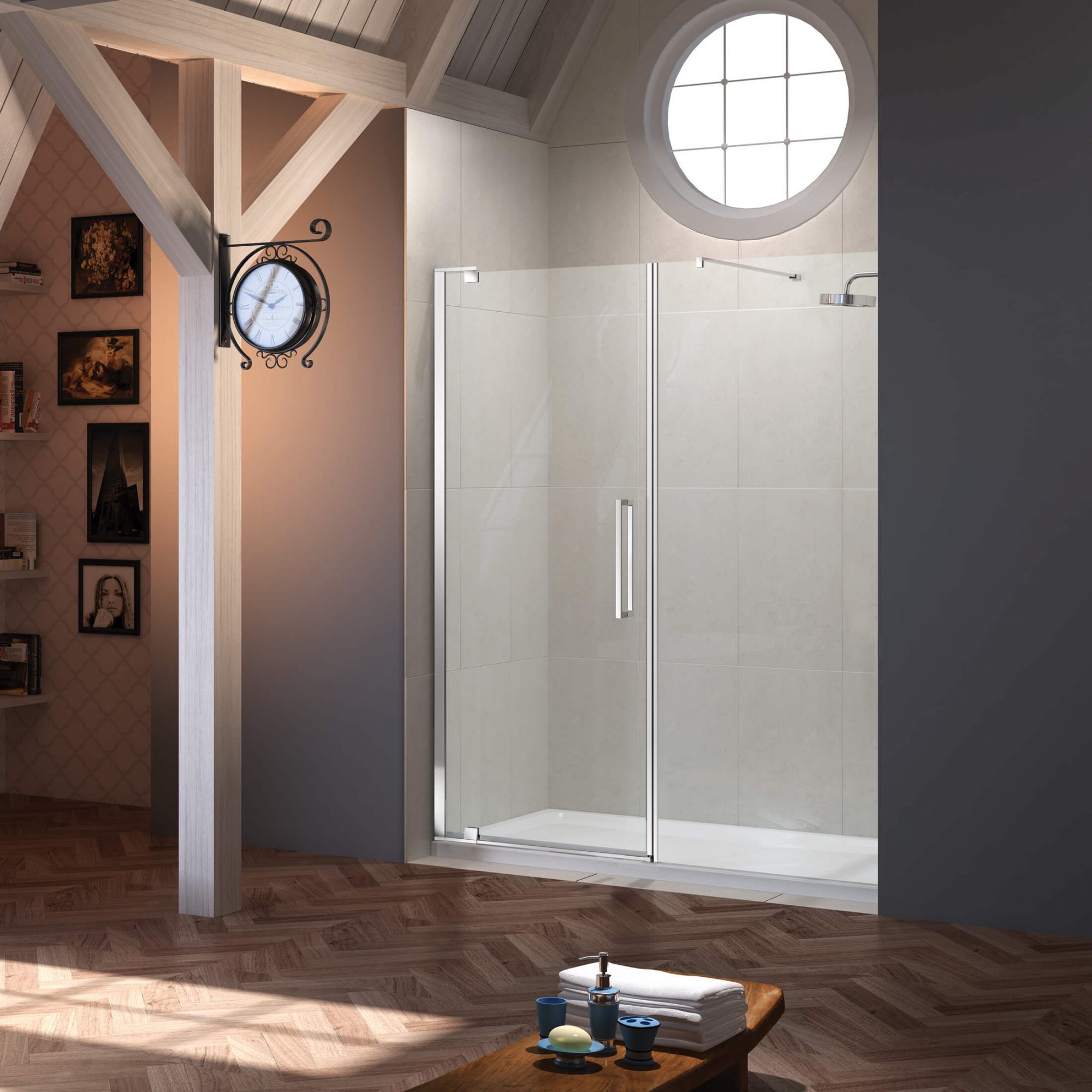 10 Series Pivot Door & In Line | Shower Enclosures