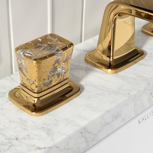 Faucet P24705 – Gold Flake – Knob Detail