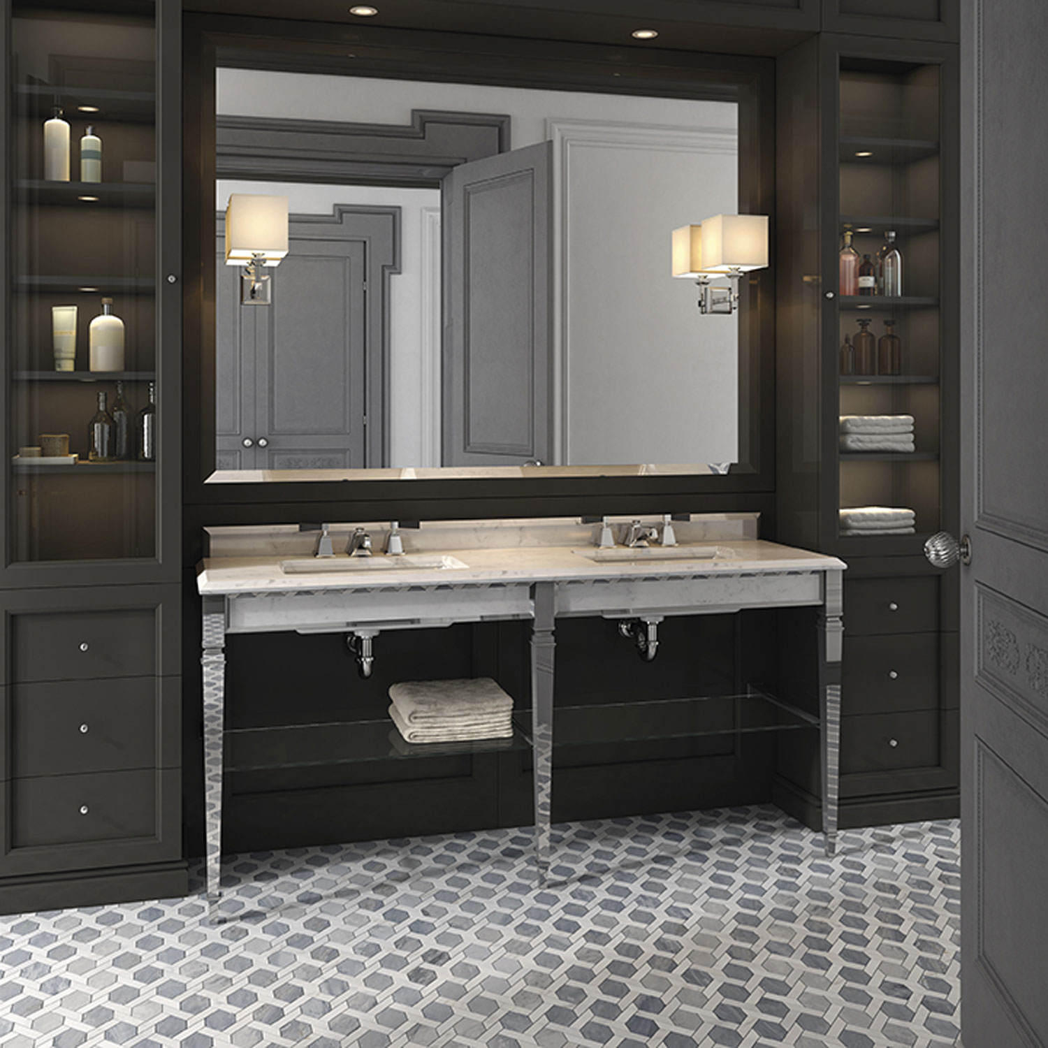 Double Claridge Console