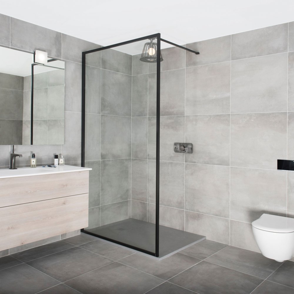 Matki One Wet Room Panel with FramedEffect Wet Room Panels