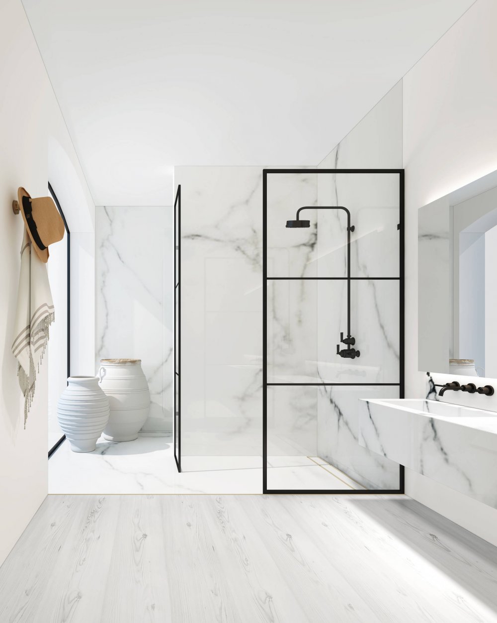 Industrial Shower Bathroom Inspiration