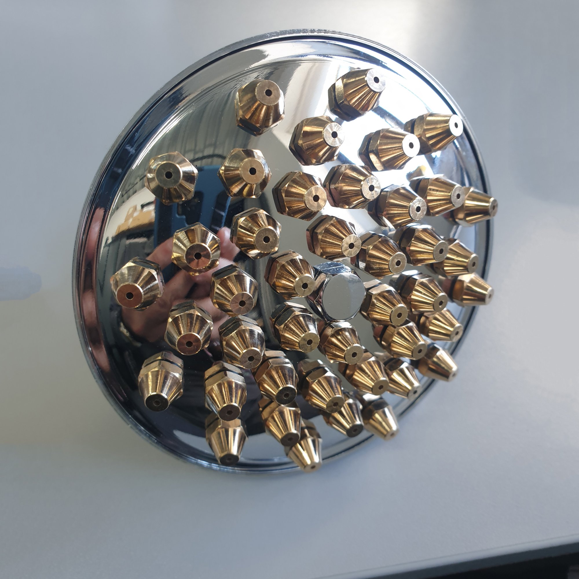 Spigot Shower Head 42 Jet Clearance, Brassware