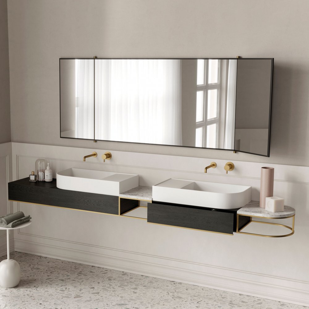 Nouveau Double Wall-mounted Console