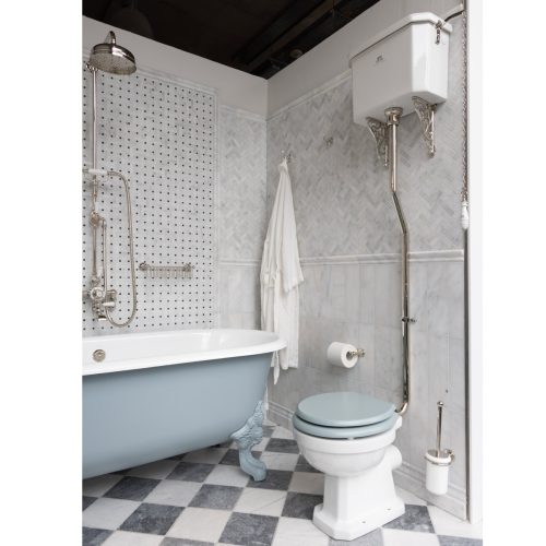 West One Bathrooms Lefroy Brooks High Level Cistern Photography Paul Craig