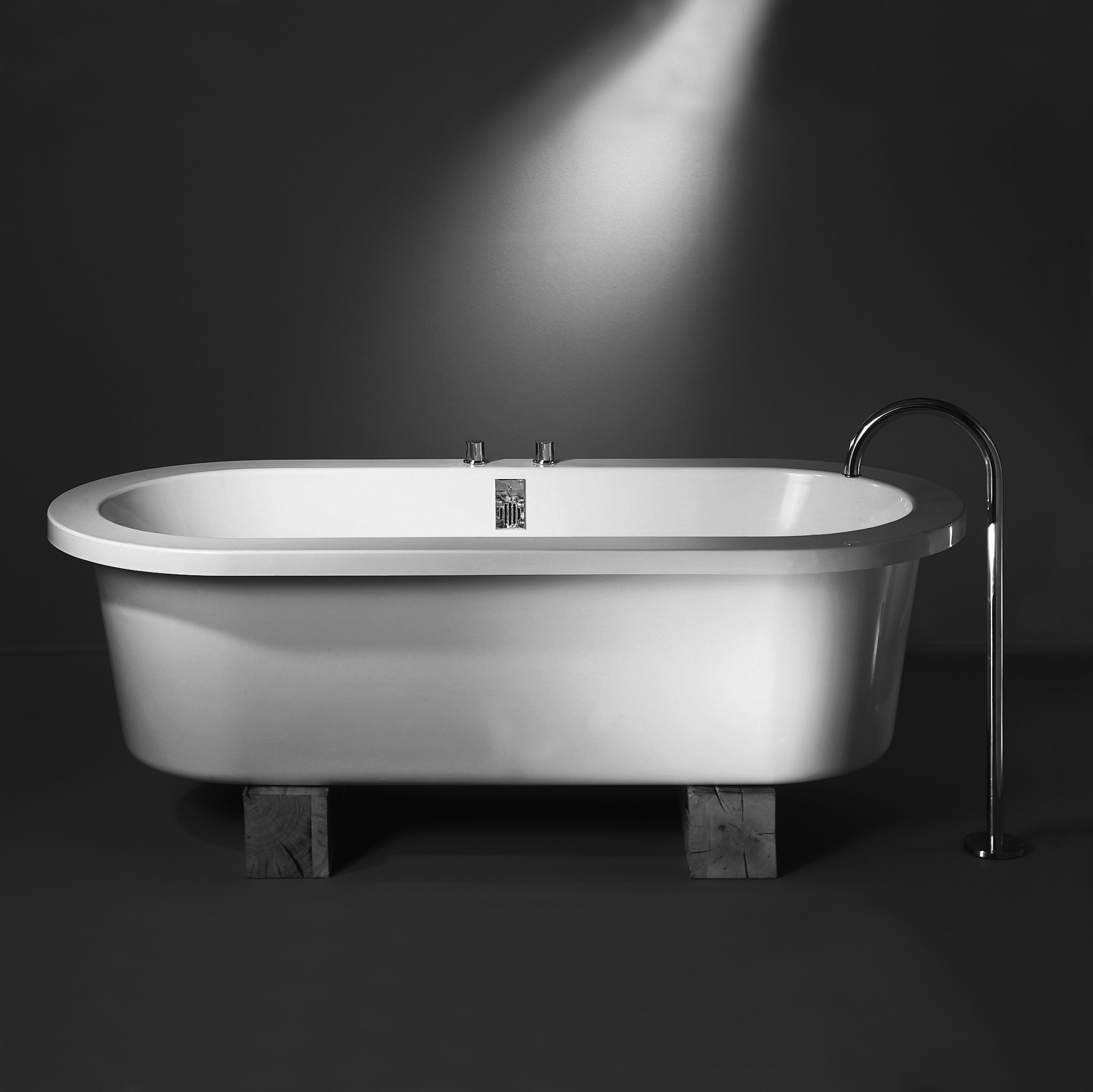 Zen Bath with Oak Sleepers