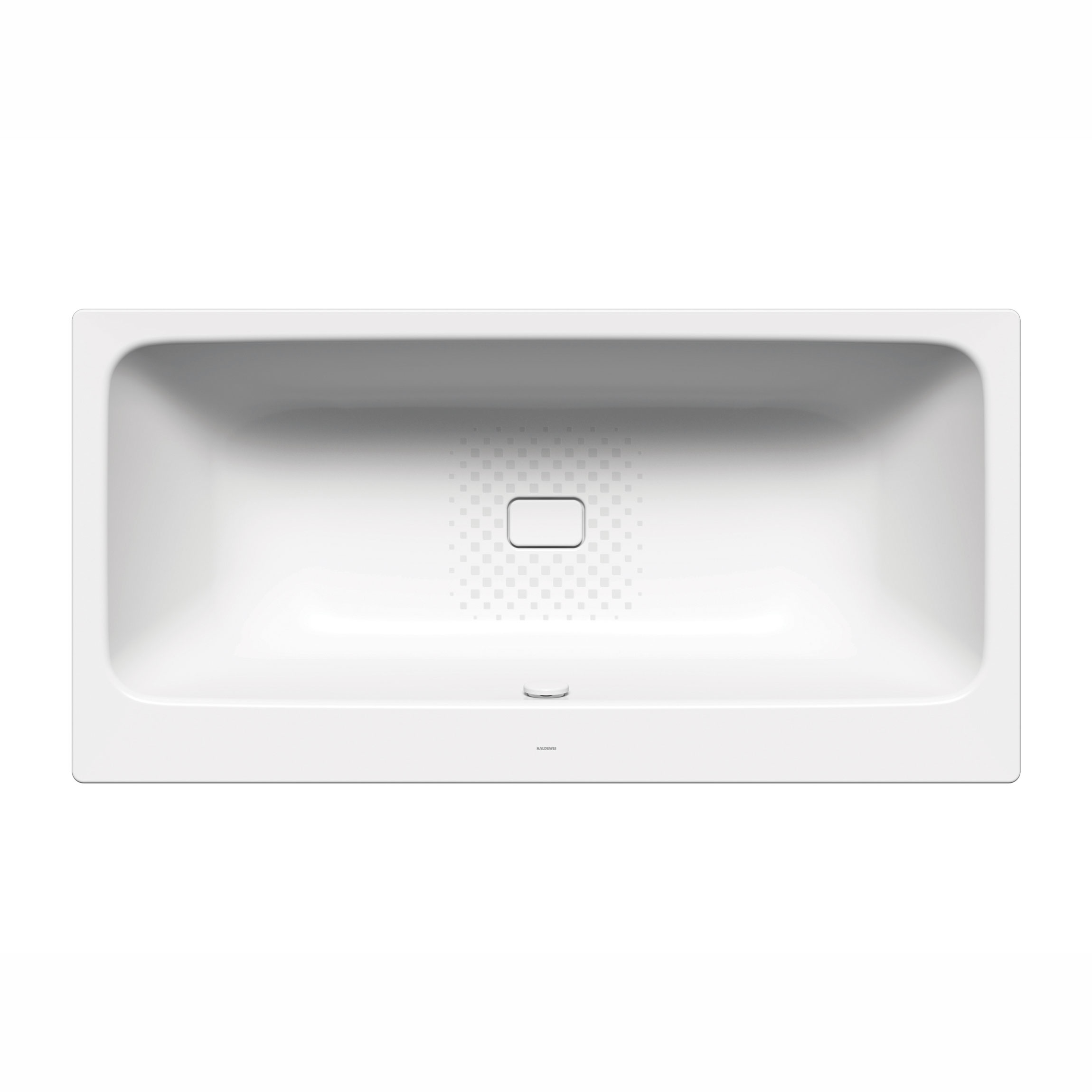 Asymmetric Duo Inset Bath with Anti-Slip