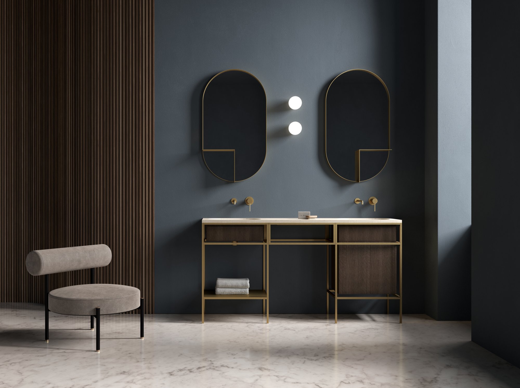 Nouveau Shelf Mirror Accessories, Mirrors and