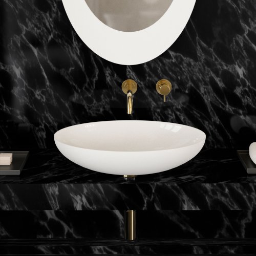 West One Bathrooms Glass Design – SLIDE 60 white gloss