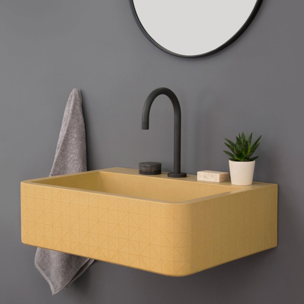 Vos Concrete Basin Basins, Wall Mounted/Pedestal Basins