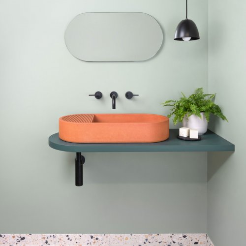 West one Bathrooms Kast Concrete Basins – Aura – Ember – 1×1