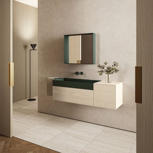 West One Bathrooms Less 130 rovere bianco a