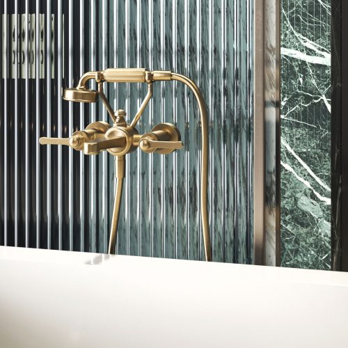 West One Bathrooms – VENTI20 bath Mixer wall mounted