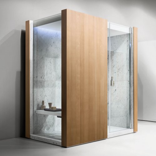 West One Bathrooms H Hammam Hemlock + marmo carrara