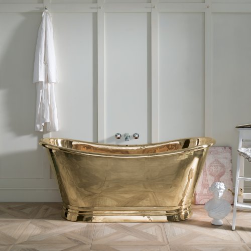 West One Bathrooms – Brass Bath 2