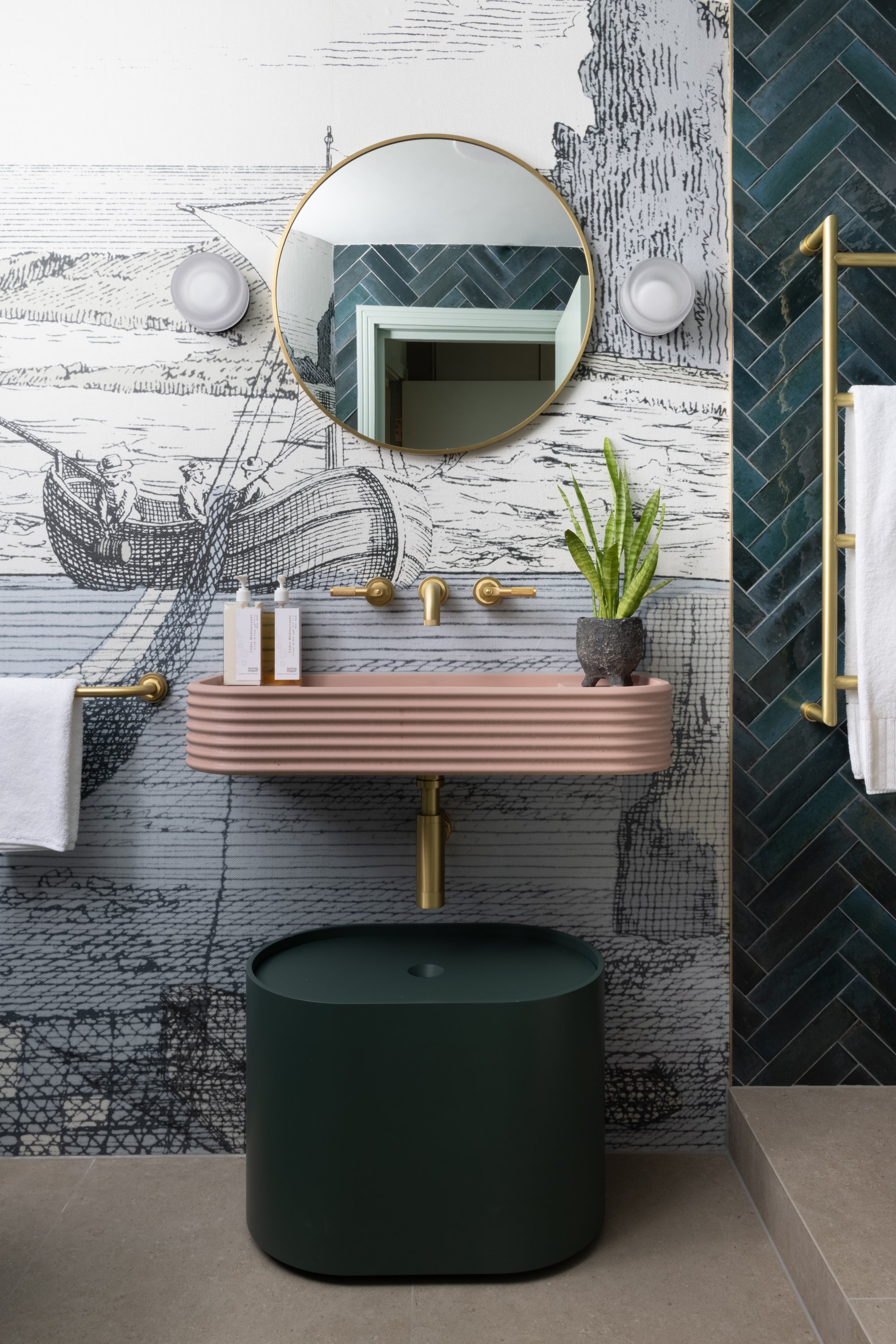 Statement Tiling & Wallpaper Inspiration | Bathroom Inspiration