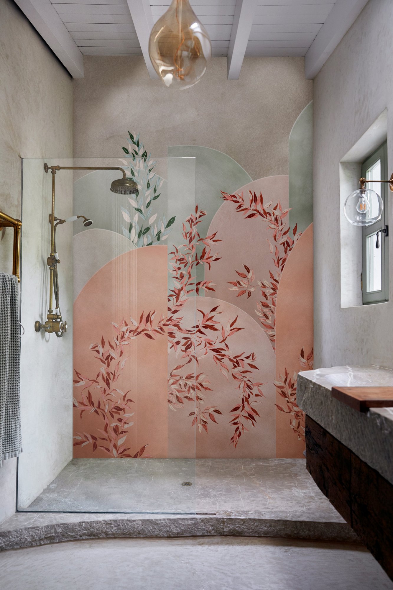 Using Waterproof Wallpaper | Bathroom Inspiration