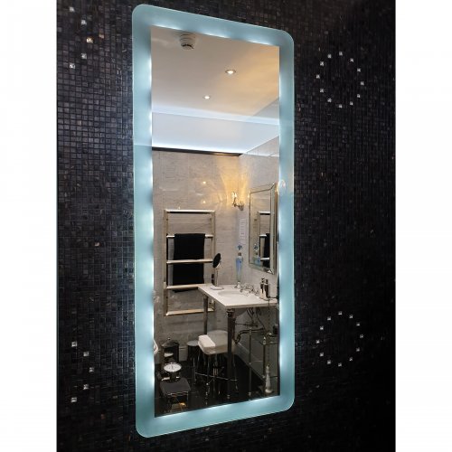 West One Bathrooms Sienna Rectangular Mirror LED illuminated 03