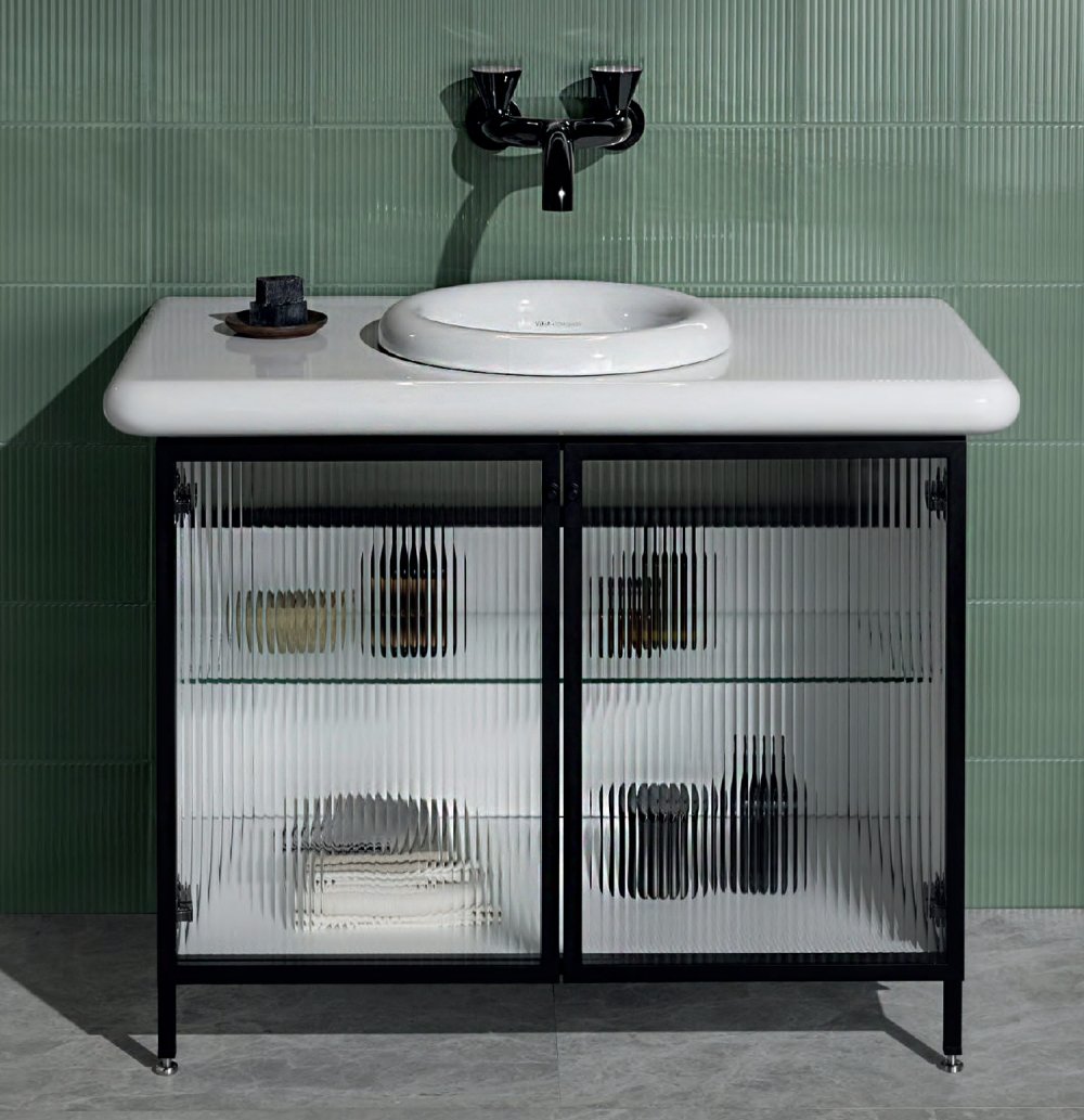 Fluted Glass Bathroom Inspiration