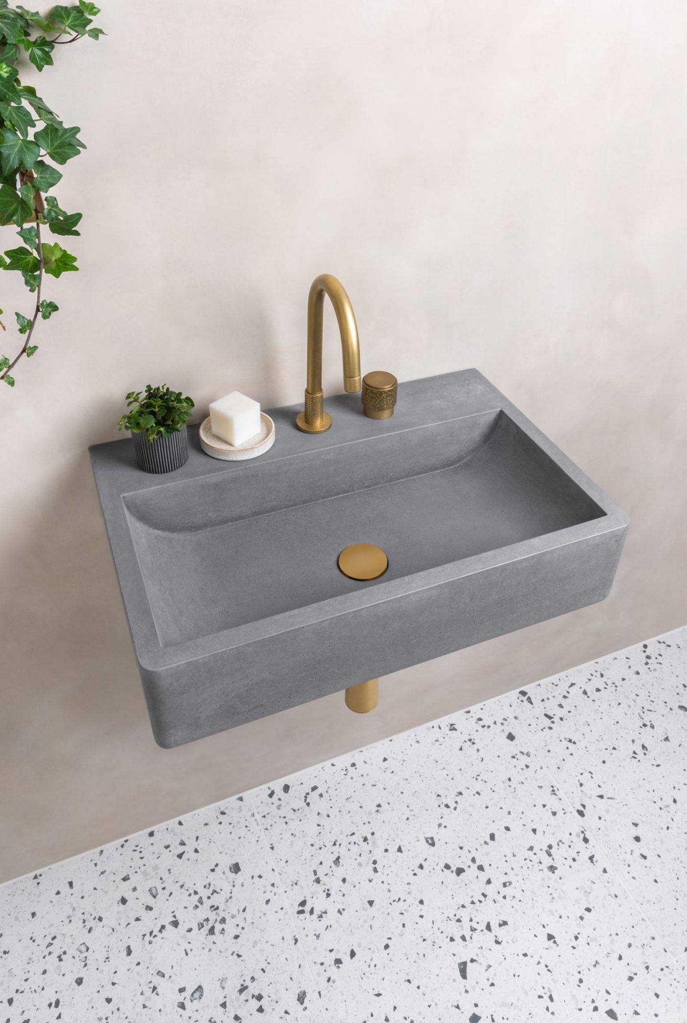 Nilo Concrete Basin Wall Mounted/Pedestal Basins