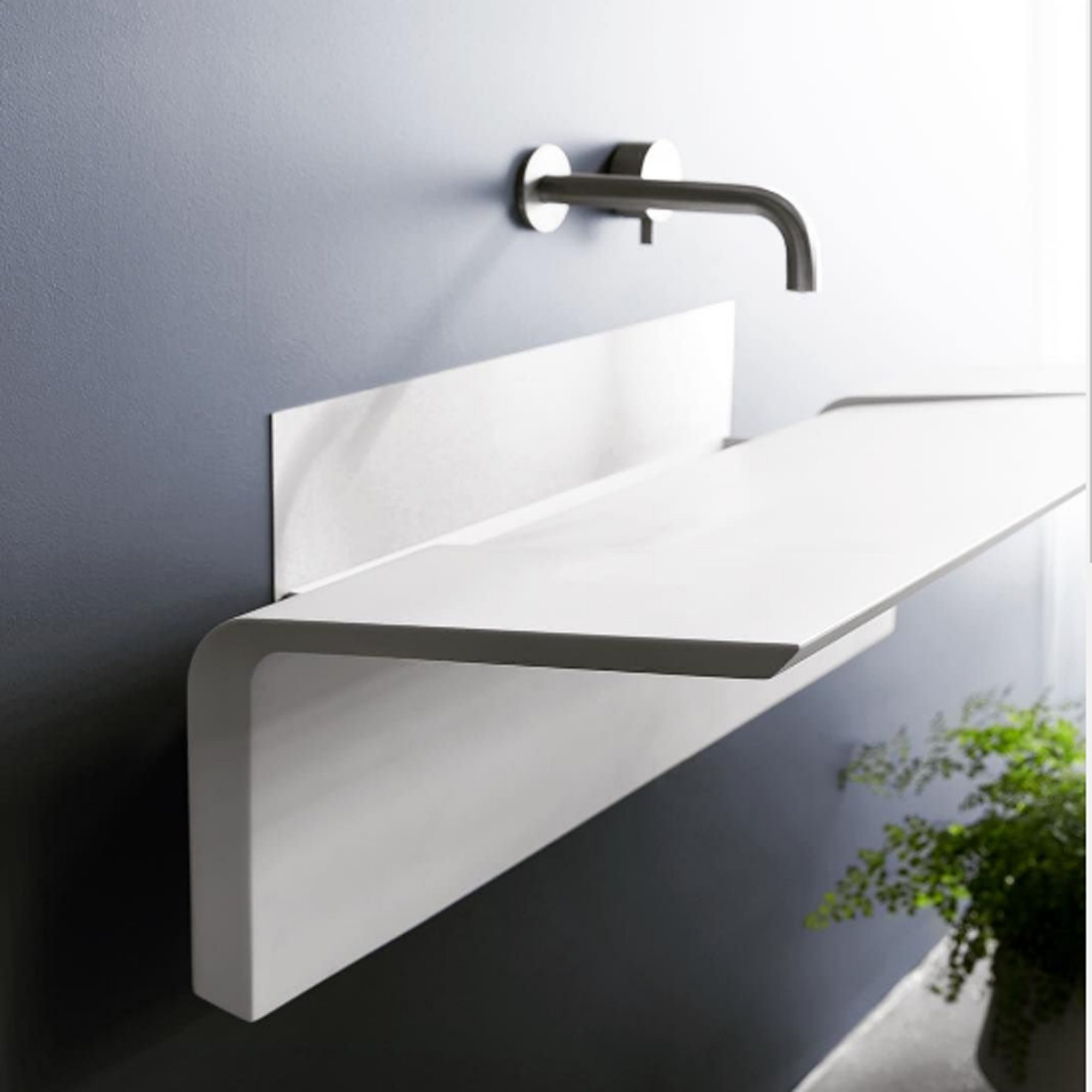 Falper ALA Wall Mounted Cristalplant Basin, 1000mm Basins