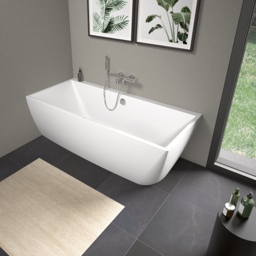 West One Bathrooms – DuraSquare bathtub 700427 sloped