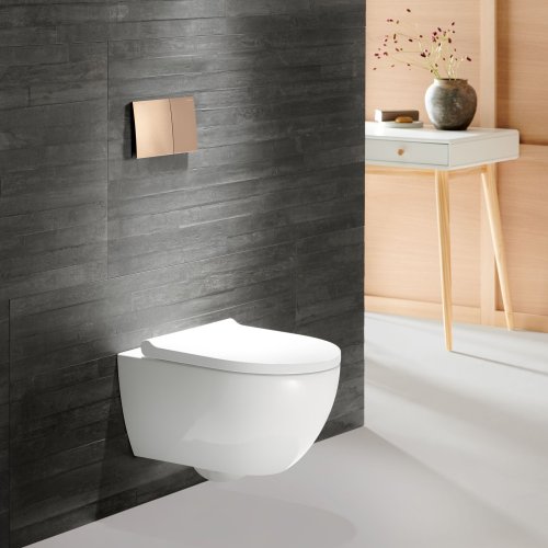 West One Bathrooms – Geberit Sigma70 Flush Plate, Red Gold