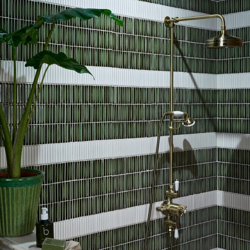 West One Bathrooms – Bamboo Lustre Forest and Bamboo White