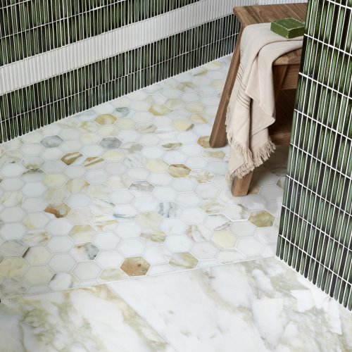 West One Bathrooms – Palazzo Oro Marble Honed 40