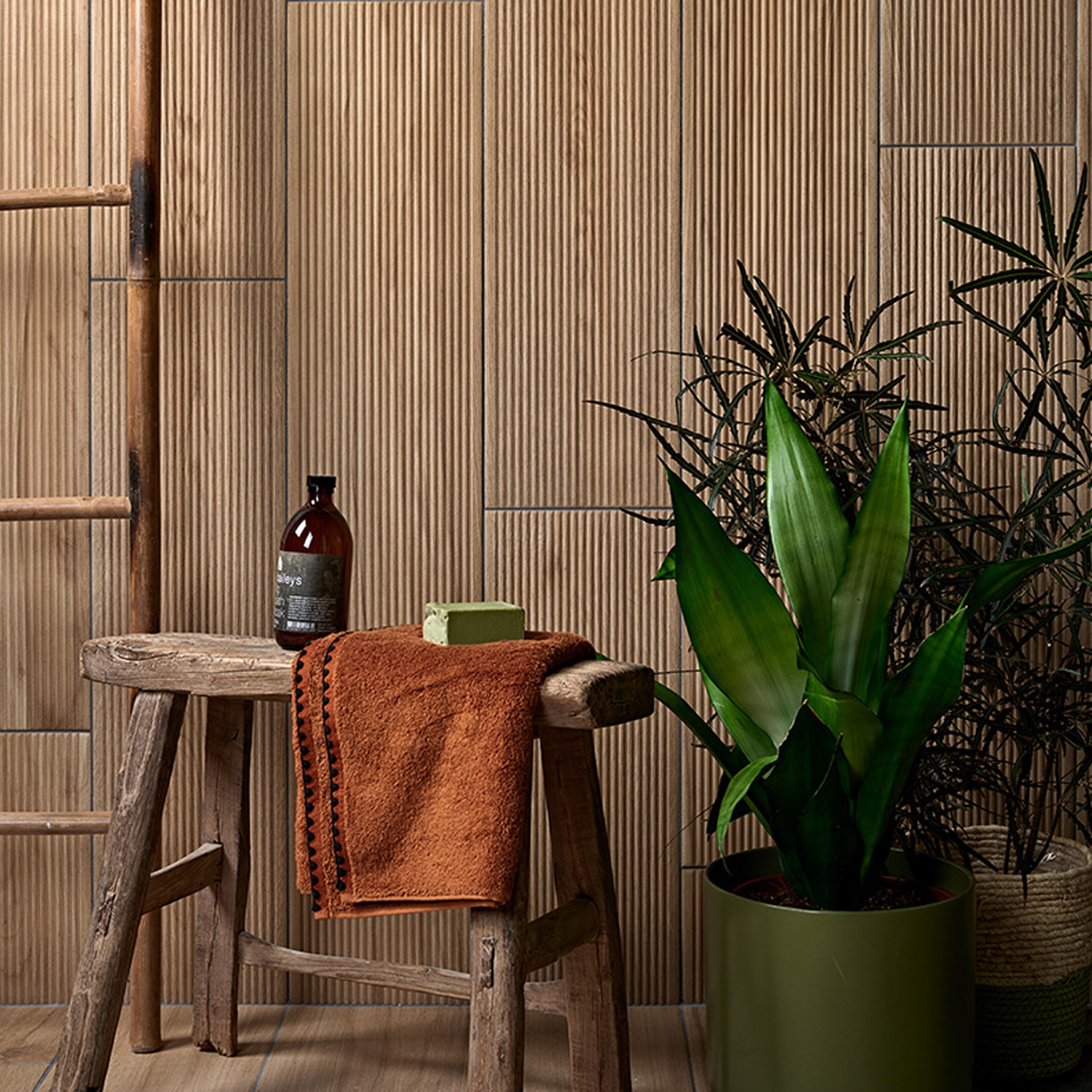 Beach Hut Fluted Porcelain | Tiles and Wallpaper, Tiles